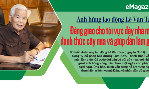 AHLĐ Lê Văn Tam: Đảng giao cho tôi vực dậy nhà máy, đánh thức cây mía và giúp dân làm giàu