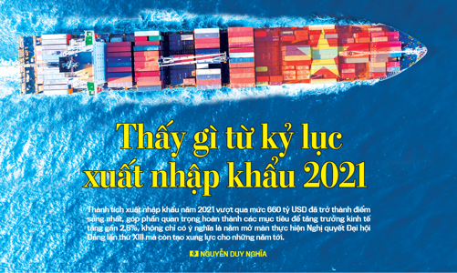 Thấy gì từ kỷ lục xuất nhập khẩu 2021 