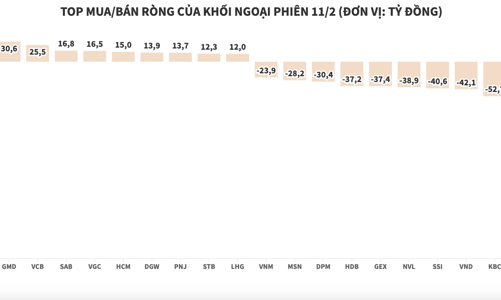 Khối ngoại tiếp tục xả ròng mạnh, tập trung vào nhóm bất động sản và chứng khoán