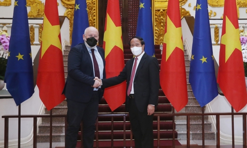 Phó Thủ tướng Lê Văn Thành đề nghị EU sớm gỡ bỏ thẻ vàng IUU với Việt Nam