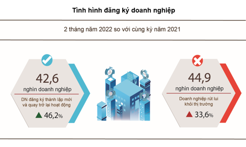 Tết Nguyên đán kéo dài, doanh nghiệp thành lập mới giảm mạnh