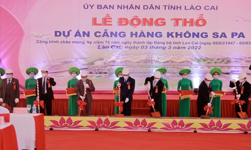 Động thổ dự án Cảng hàng không Sa Pa gần 7.000 tỷ đồng