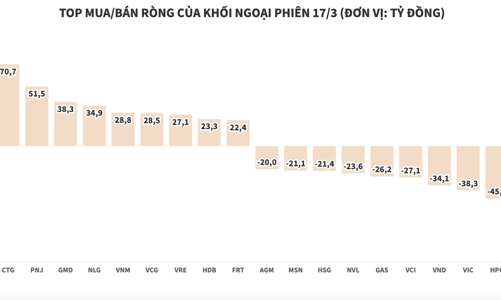 Khối ngoại dứt chuỗi 8 phiên bán ròng liên tiếp, tập trung gom DPM và CTG