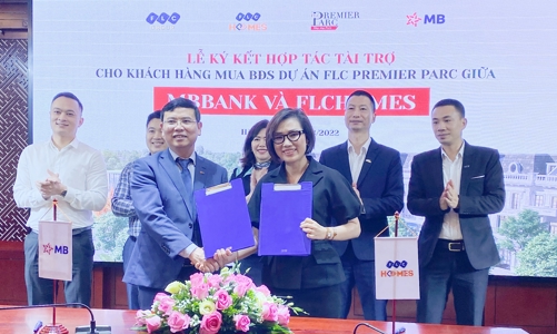 FLCHomes và MB hợp tác tài trợ cho khách hàng mua dự án FLC Premier Parc