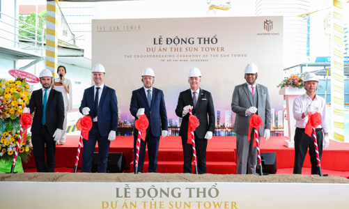 Động thổ tòa nhà văn phòng - thương mại trong khu phức hợp Grand Marina, Saigon