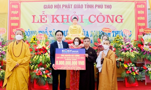 Phú Thọ khởi công động thổ xây dựng chùa An Ninh Thượng