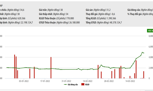 Giá tăng mạnh, lãnh đạo đăng ký bán hết cổ phiếu Nhựa Đồng Nai