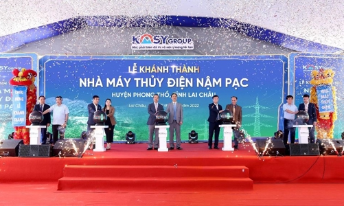 Tập đoàn Kosy khánh thành nhà máy Thủy điện Nậm Pạc 34 MW