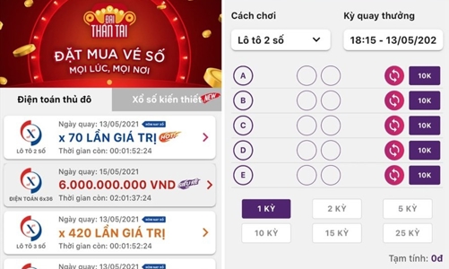 Doanh nghiệp lợi dụng kinh doanh lô đề hợp pháp trên ứng dụng “Đặt 1 ăn 70”, Bộ Tài chính 