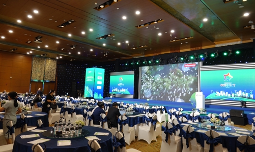 Những hình ảnh đầu tiên của Diễn đàn Nhịp cầu Phát triển Việt Nam và Lễ Vinh danh các doanh nghiệp Rồng Vàng tiêu biểu 2022