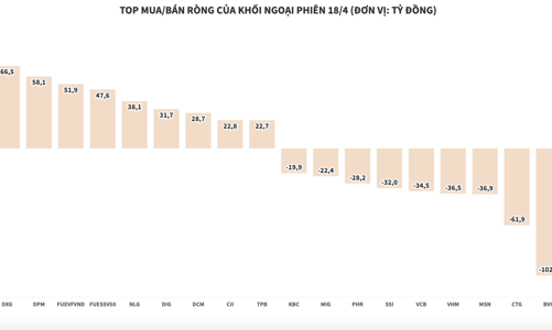 Khối ngoại bán ròng nhẹ, tập trung xả HPG và BVH