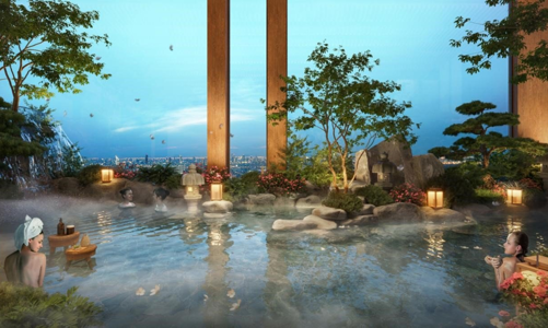 Không cần đi nghỉ dưỡng, cư dân có thể tắm khoáng nóng onsen ngay tại Tp.HCM