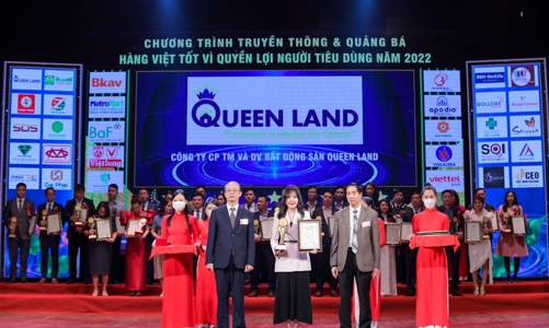 Queen Land - Top 10 thương hiệu vàng Việt Nam 2022
