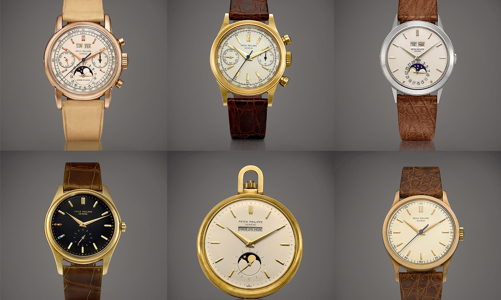Các mẫu đồng hồ Patek Philippe hiếm liên tục lập kỷ lục đấu giá