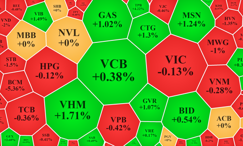 Tiếp tục rung lắc, cổ phiếu blue-chips giữ nhịp tốt