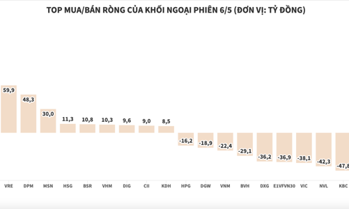 Khối ngoại bán ròng 46 tỷ đồng trong ngày thị trường đỏ lửa