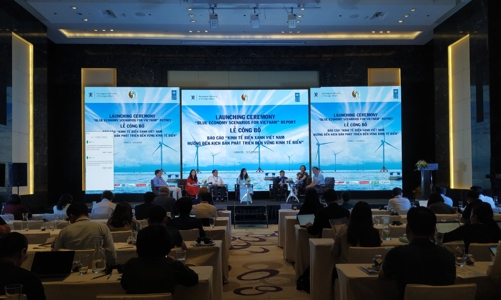 Công bố báo cáo về kinh tế biển, hướng đến kịch bản phát triển bền vững  