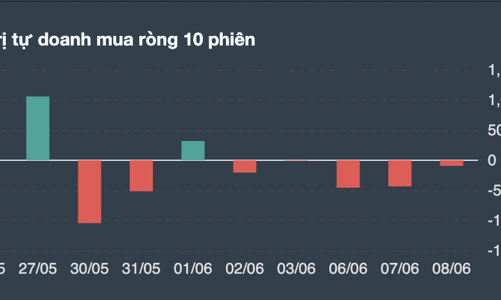 Cả thị trường hồi rực rỡ, tự doanh tiếp tục bán ròng 