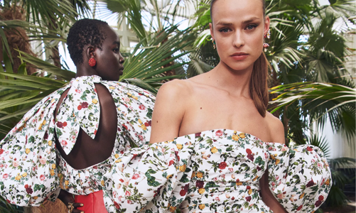 BST Oscar de la Renta Resort 2023: khu vườn đầy hoa