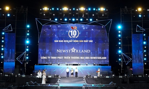 2 năm liên tiếp NewstarLand “bội thu” giải thưởng tại Ngày Hội môi giới bất động sản Việt Nam 