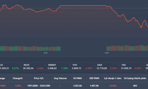 Chốt tháng 6, cổ phiếu lớn lao dốc, VN-Index bốc hơi hơn 20 điểm