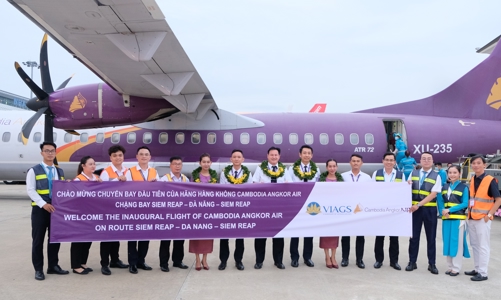 Khởi động lại đường bay thương mại giữa Siêm Riệp - Đà Nẵng 
