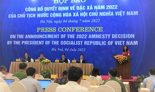 Công bố quyết định đặc xá năm 2022: Tất cả phạm nhân đều bình đẳng