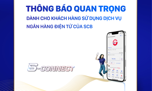 SCB thông báo chuyển đổi dữ liệu “Ngân hàng điện tử”