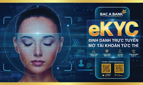 BAC A BANK chính thức ra mắt giải pháp định danh điện tử - EKYC trên Mobile Banking