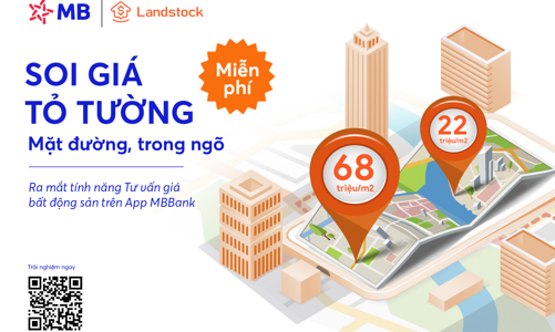 Landstock  - “Trợ thủ” bất động sản chỉ có trên App MBBank