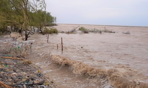 Sạt lở đê Biển Tây nghiêm trọng, Cà Mau công bố tình huống khẩn cấp