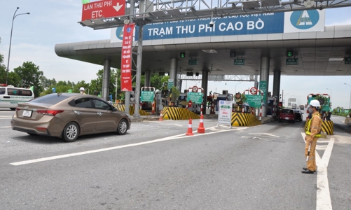 Sau 40 ngày thi công gấp rút, chính thức thu phí không dừng ETC tuyến cao tốc Cầu Giẽ - Ninh Bình