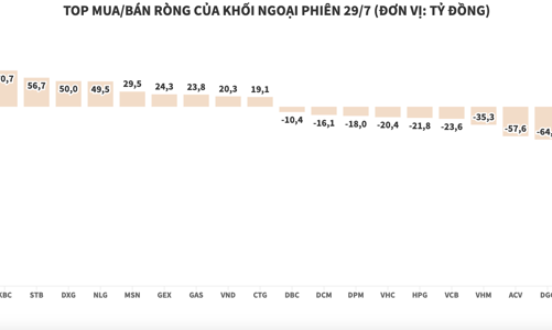 Khối ngoại đảo chiều bán ròng, tâm điểm NVL