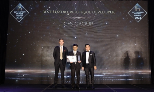 Tập đoàn GFS trở thành nhà chiến thắng trong hạng mục Best Luxury Boutique Developer 2022