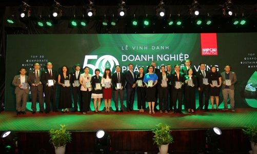 Vinh danh top 50 doanh nghiệp phát triển bền vững 2022