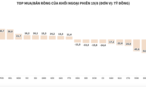 Khối ngoại đảo chiều sang bán ròng, xả nhiều nhóm bất động sản