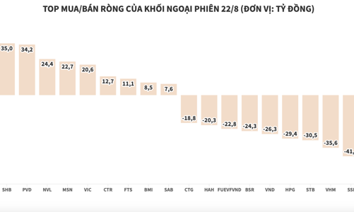 Lực bán áp đảo, khối ngoại xả ròng hơn 270 tỷ đồng