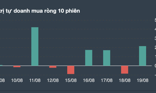 Tự doanh mua ròng trở lại, VPB tiếp tục được gọi tên