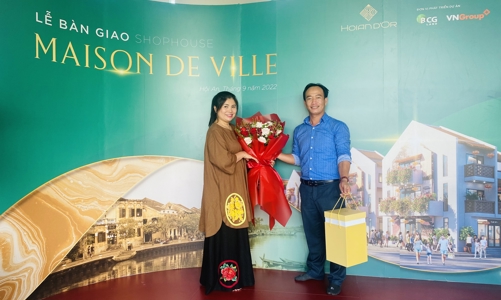 Hoian d’Or bàn giao những căn nhà phố đầu tiên