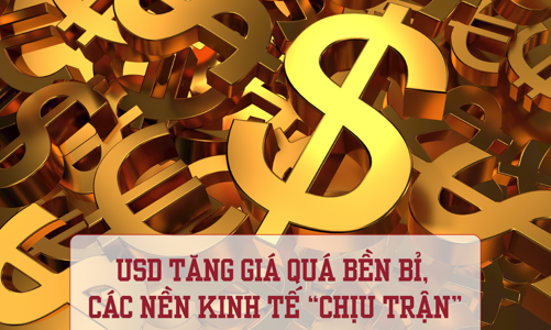 USD tăng giá quá bền bỉ, các nền kinh tế “chịu trận”