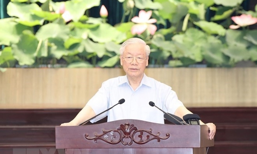 Tổng Bí thư: TP.HCM phát huy mạnh hơn nữa vai trò đầu tàu, động lực phát triển