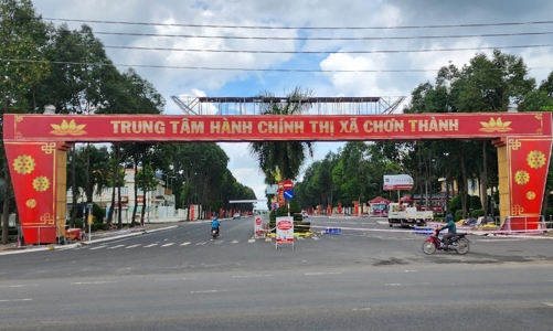 Bất động sản Chơn Thành sôi động trước thông tin chính thức lên thị xã