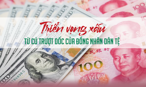 Thấy gì từ cú trượt dốc của đồng Nhân dân tệ?