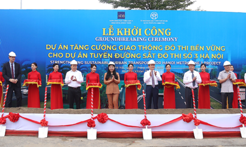Khởi công dự án tăng cường giao thông đô thị bền vững cho tuyến metro Nhổn - ga Hà Nội gần 55 triệu USD