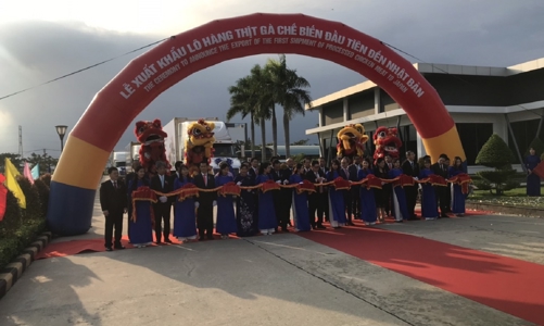 Xuất khẩu lô thịt gà chế biến đầu tiên sang Nhật Bản