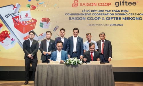 Giftee Mekong cung cấp nền tảng phiếu mua hàng điện tử cho hệ thống bán lẻ Saigon Co.op
