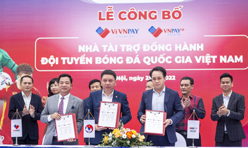 VNPAY trở thành đối tác đồng hành cùng đội tuyển bóng đá Quốc gia Việt Nam