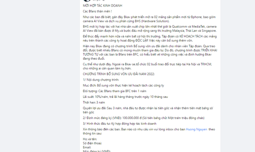 CEO Bkav Nguyễn Tử Quảng “gọi vốn” với lãi suất 10%/năm