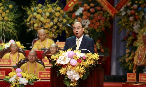 Chủ tịch nước: Giáo hội Phật giáo có nhiều đóng góp quan trọng trong việc xây dựng khối đại đoàn kết toàn dân tộc