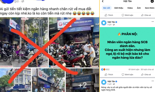Bộ Công an: Yêu cầu ngừng xuyên tạc, kích động người dân rút tiền tại Ngân hàng SCB